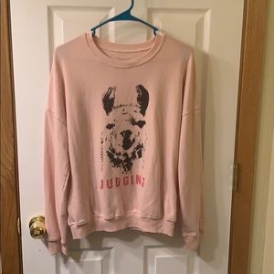 Light pink llama tee